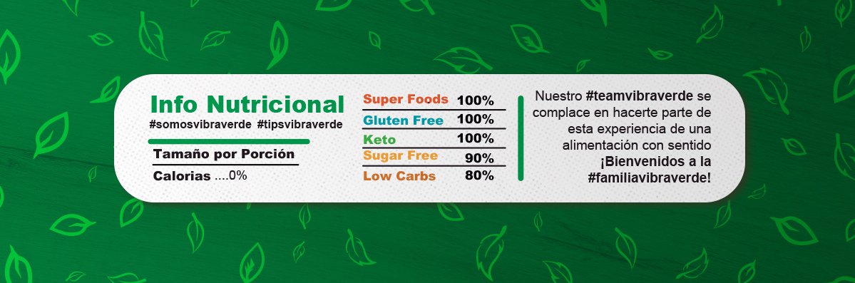Información nutricional Banner