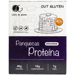 PRE MEZCLA PARA PANQUECAS DE PROTEÍNA (SABOR BROWNIE)