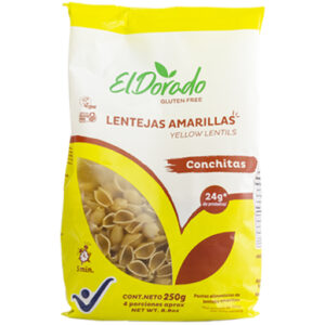 PASTA CONCHITAS DE LENTEJAS AMARILLAS